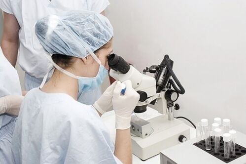 Izvajanje diagnostike prostatitisa v labolacijo
